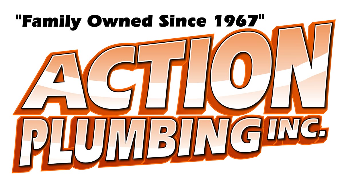 Action Plumbing legacy logo with family owned since 1967